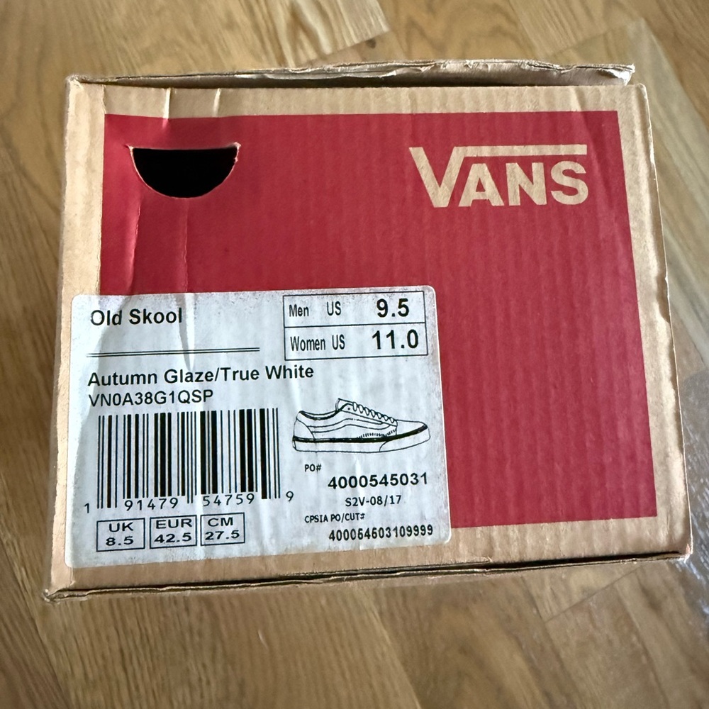 “Autumn Glaze” (burnt orange) Old Skool VANS - Picture 7 of 7